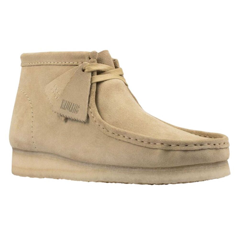 Clarks Originals Mens Wallabee Suede Ankle Boots / Maple Sugar